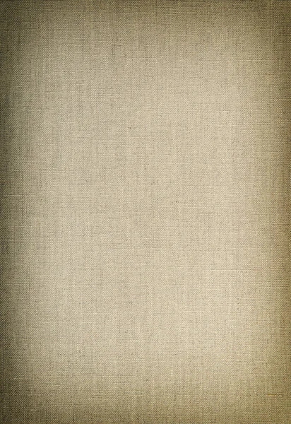 Linen Canvas Background Textile Texture Vintage Toned Vignette — Stock Photo, Image