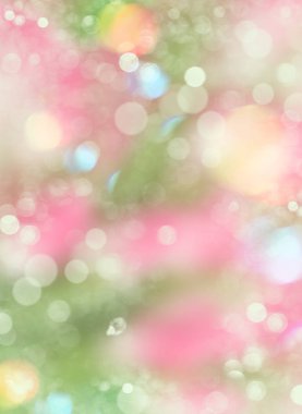 Bahar doğa bokeh arka plan pembe yeşil sarı mavi