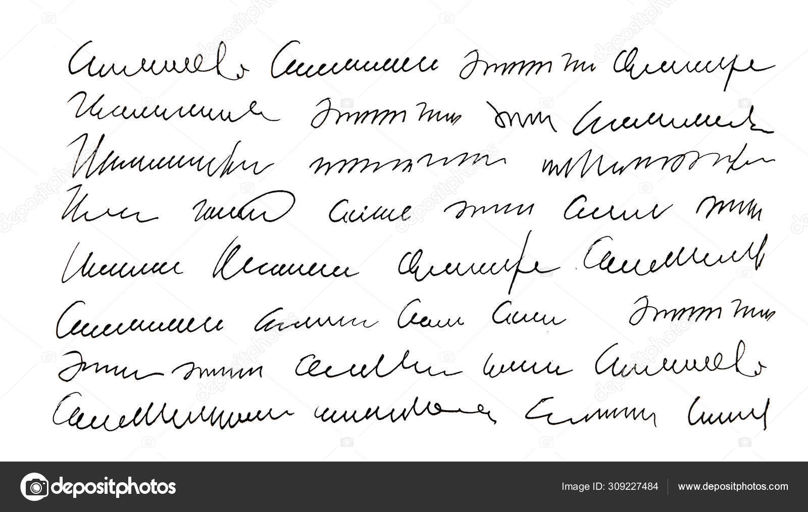 Handwritten text Handwriting Calligraphy Signature texture backg Stock ...