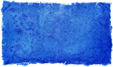 Suluboya kağıt mavi arka plan dokusu