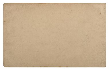 Kullanılan kağıt tabaka Eski karton lekeler izole edilmiş beyaz arkaplan