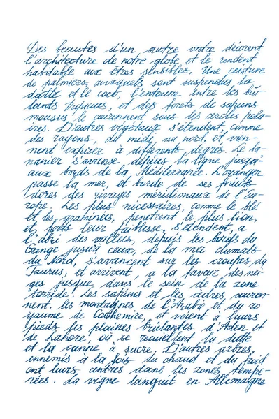 手写的不可读文本 手写体书法艺术 摘要纹理背景 — 图库照片