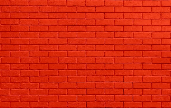 Kırmızı Renkli Tuğla Duvar Tuğla Duvar Dokusu Arkaplanı — Stok fotoğraf