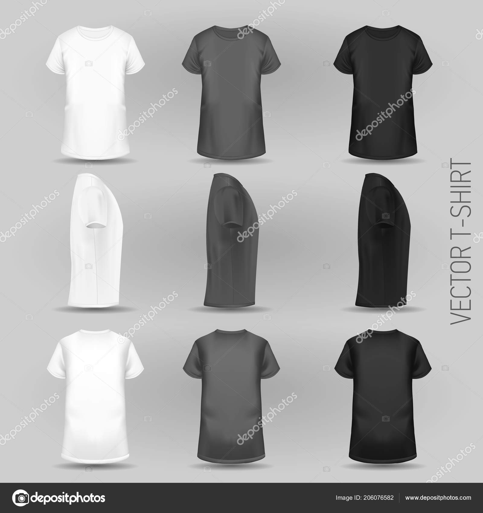 Modelo de camiseta em três dimenções Vetor de ©kololo15 206076582