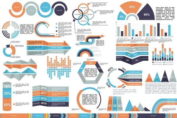 Infographic illustration i vektorgrafik. Vector business mall — Stock vektor