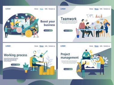 Web sayfa tasarım şablonları iş için.