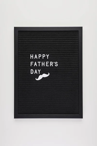 Black Letterboard White Plastic Letters Quote Happy Father Day White — Stock Photo, Image
