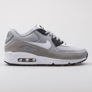 Nike Air Max 90 gri ve beyaz spor ayakkabı