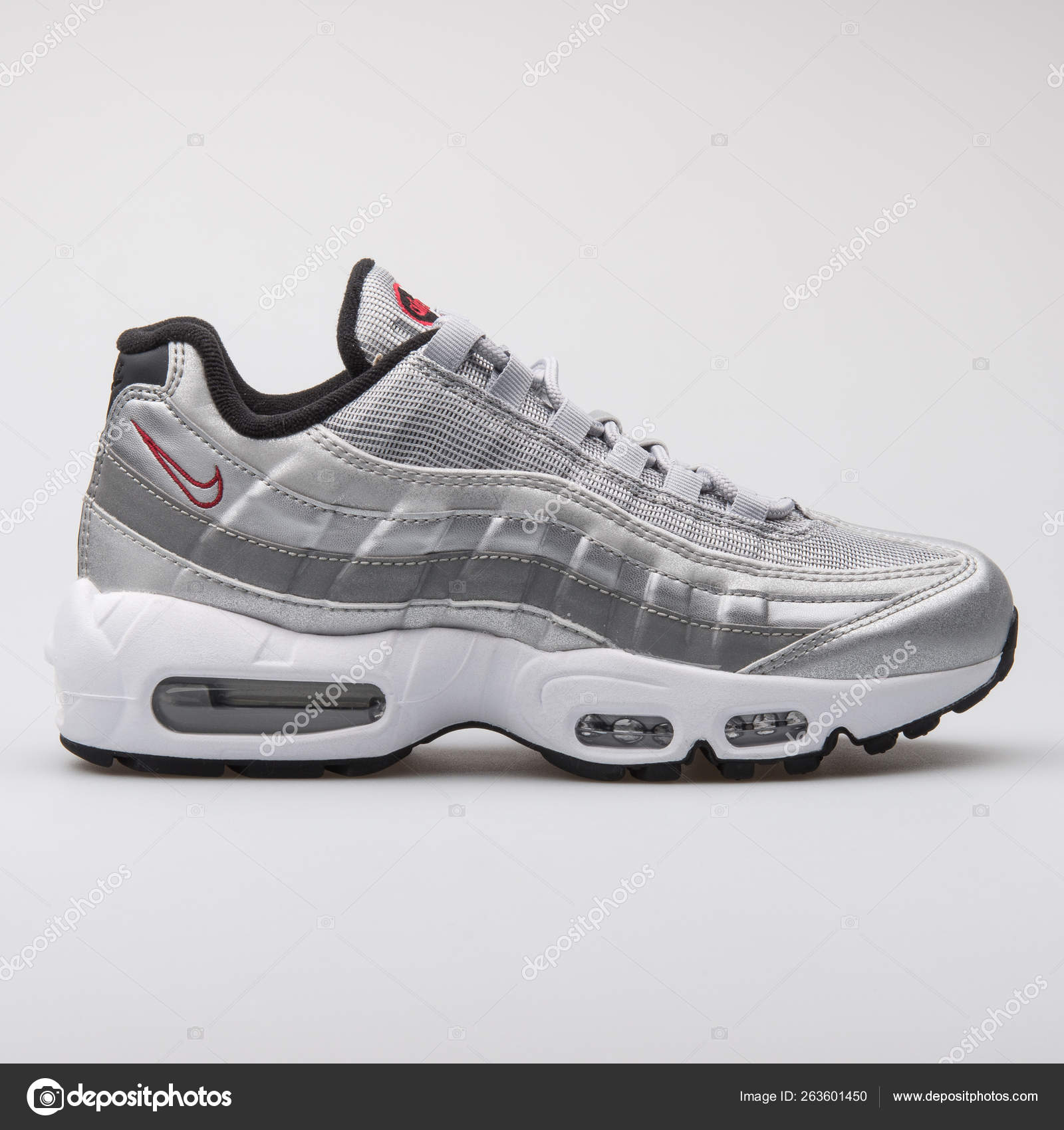 air max 95 metallic silver