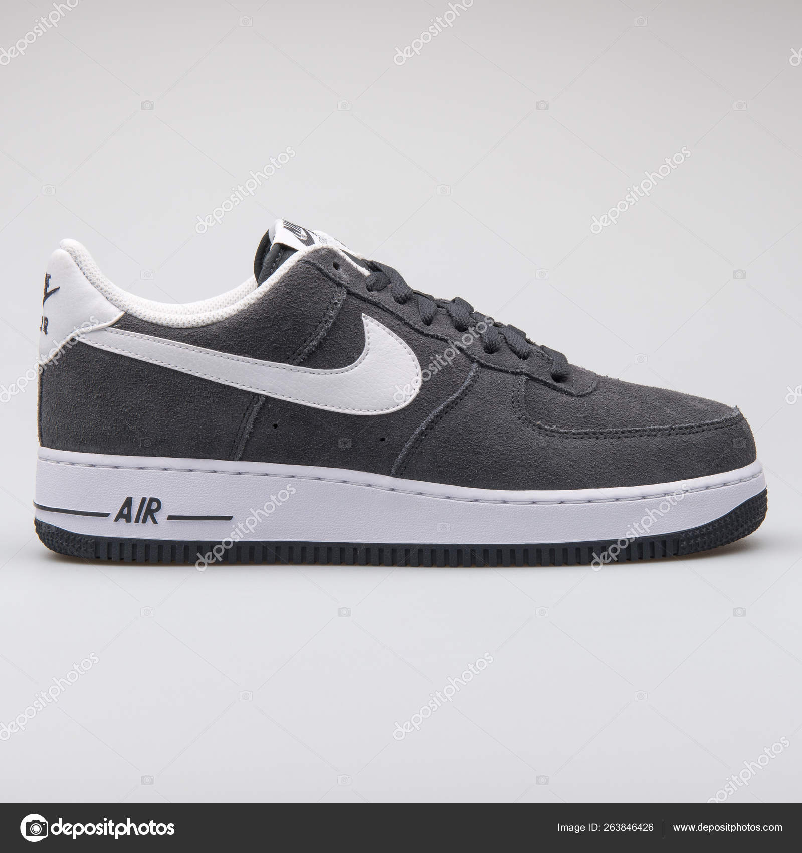 dark grey air force ones