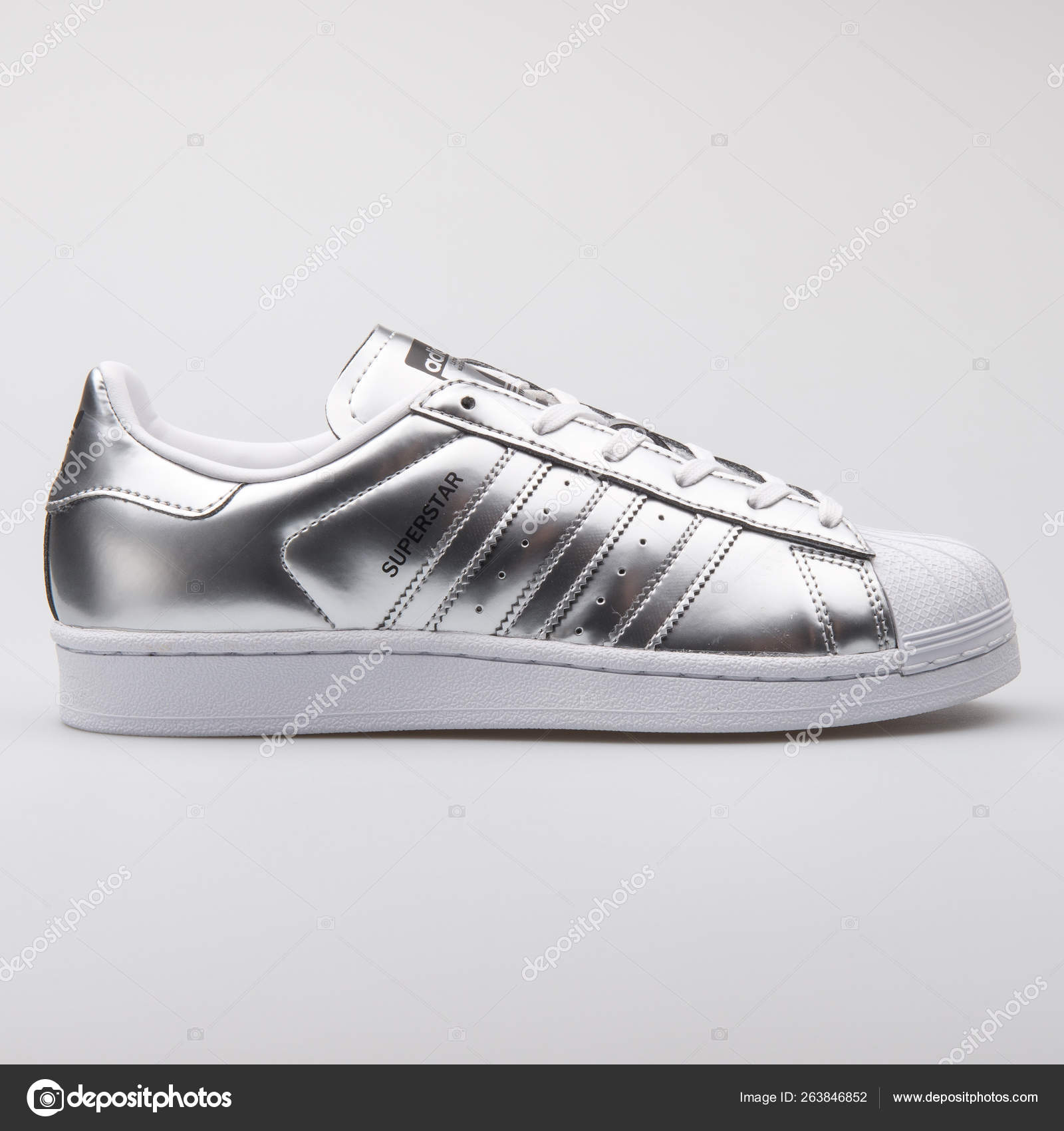 adidas metallic silver sneakers