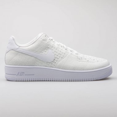 Nike Air Force Ultra Flyknit Düşük beyaz spor ayakkabı