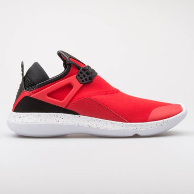 Nike Jordan Fly 89 kırmızı ve siyah spor ayakkabı