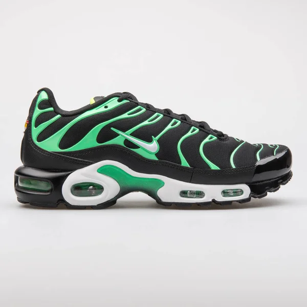 Baskets Nike Air Max Plus noir et vert — Photo