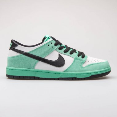 Nike Dunk Low Pro Iw yeşil ve beyaz spor ayakkabı