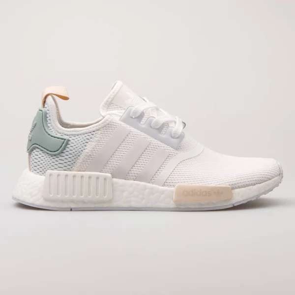 Adidas NMD R1 white sneaker — Stock Photo, Image