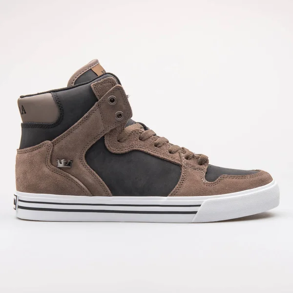 Supra Vaider svart och brun sneaker — Stockfoto