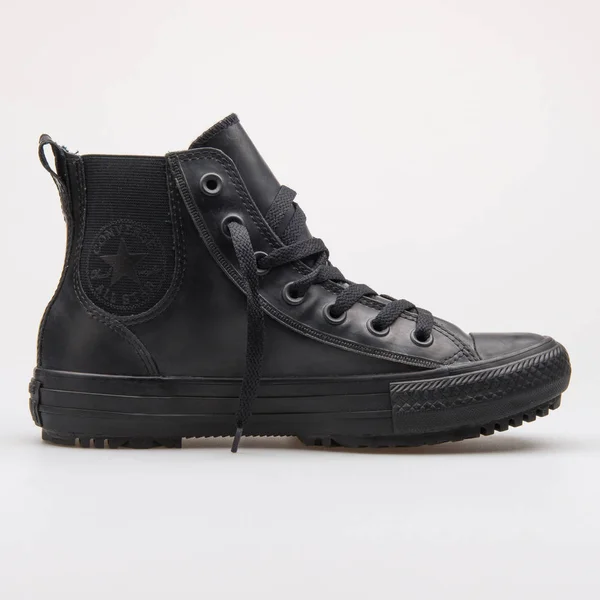 Converse Chuck Taylor All Star Chelsea boot gummi hög svart SN — Stockfoto