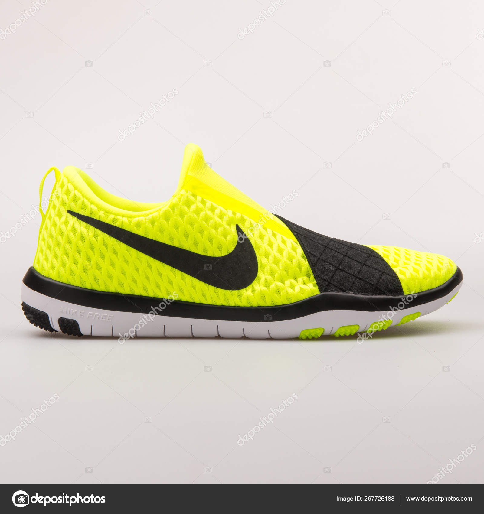 Nike Connect volt yellow and black sneaker Stock Editorial © xMarshallfilms #267726188