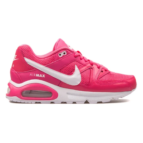 Nike Air Max komenda różowy i biały Sneaker — Zdjęcie stockowe