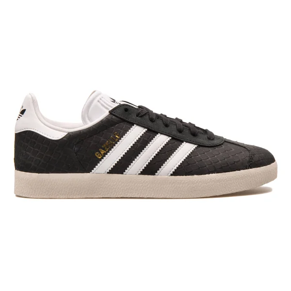 Adidas Gazelle tênis preto e branco — Fotografia de Stock