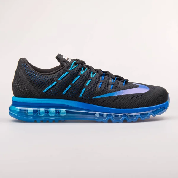 Nike Air Max 2016 μαύρο και μπλε αθλητικά — Φωτογραφία Αρχείου
