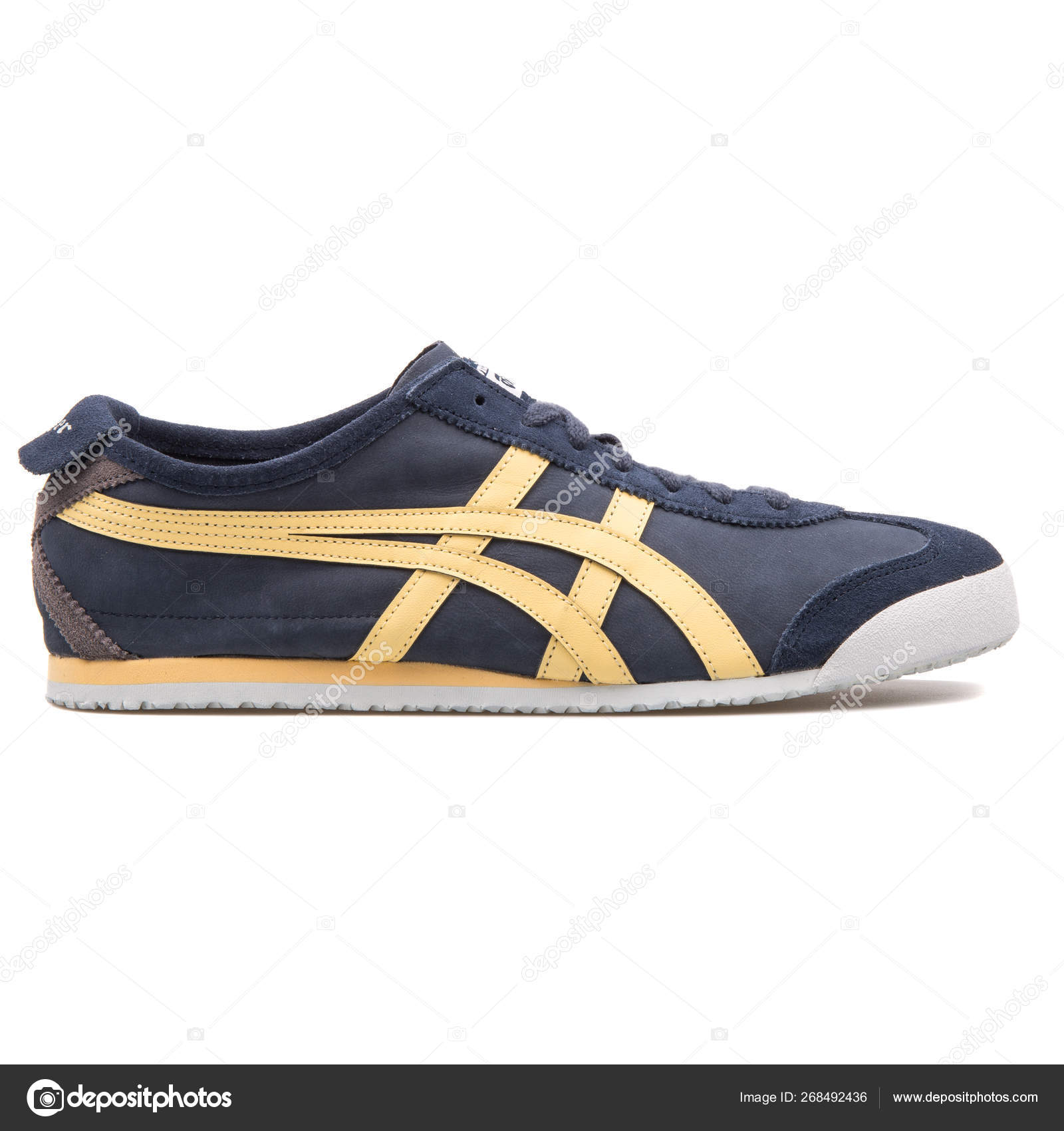 onitsuka tiger blue and gold