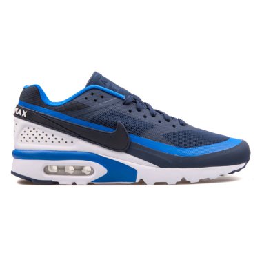 Nike Air Max Bw Ultra lacivert ve beyaz spor ayakkabı
