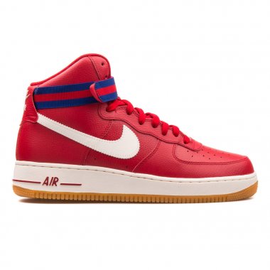Nike Air Force 1 High 07 kırmızı ve mavi spor ayakkabı