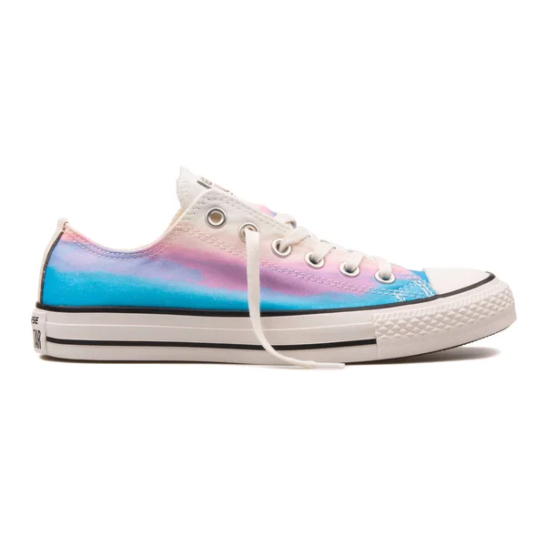 Converse Chuck Taylor All Star OX Daybreak blanc, rose, violet a — Photo