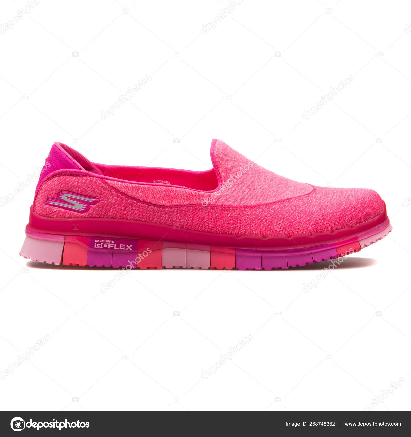 Skechers Go Flex hot pink sneaker 