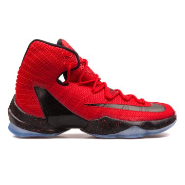 Nike Lebron Xiii Elite kırmızı ve siyah spor ayakkabı
