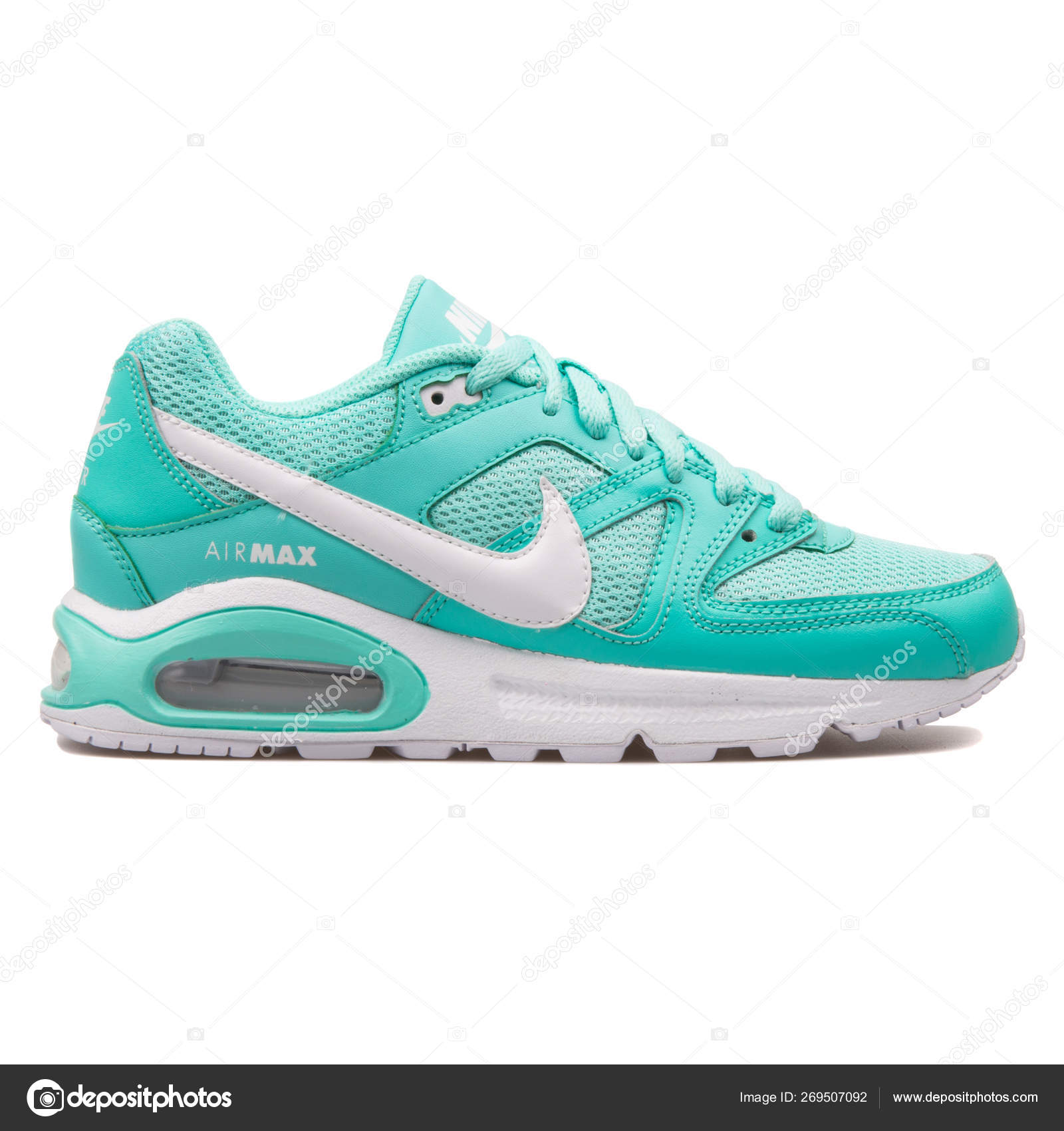 Nike Air Max Command turquoise and white sneaker – Stock Editorial Photo ©  xMarshallfilms #269507092