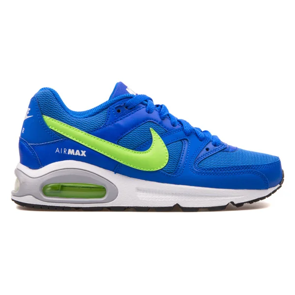 Nike Air Max Command tênis azul e verde — Fotografia de Stock