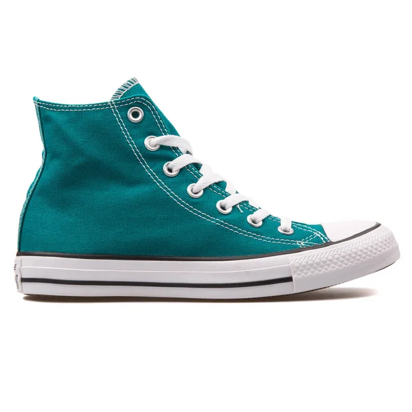 Converse Chuck Taylor All Star High rebelde ténis teal — Fotografia de Stock