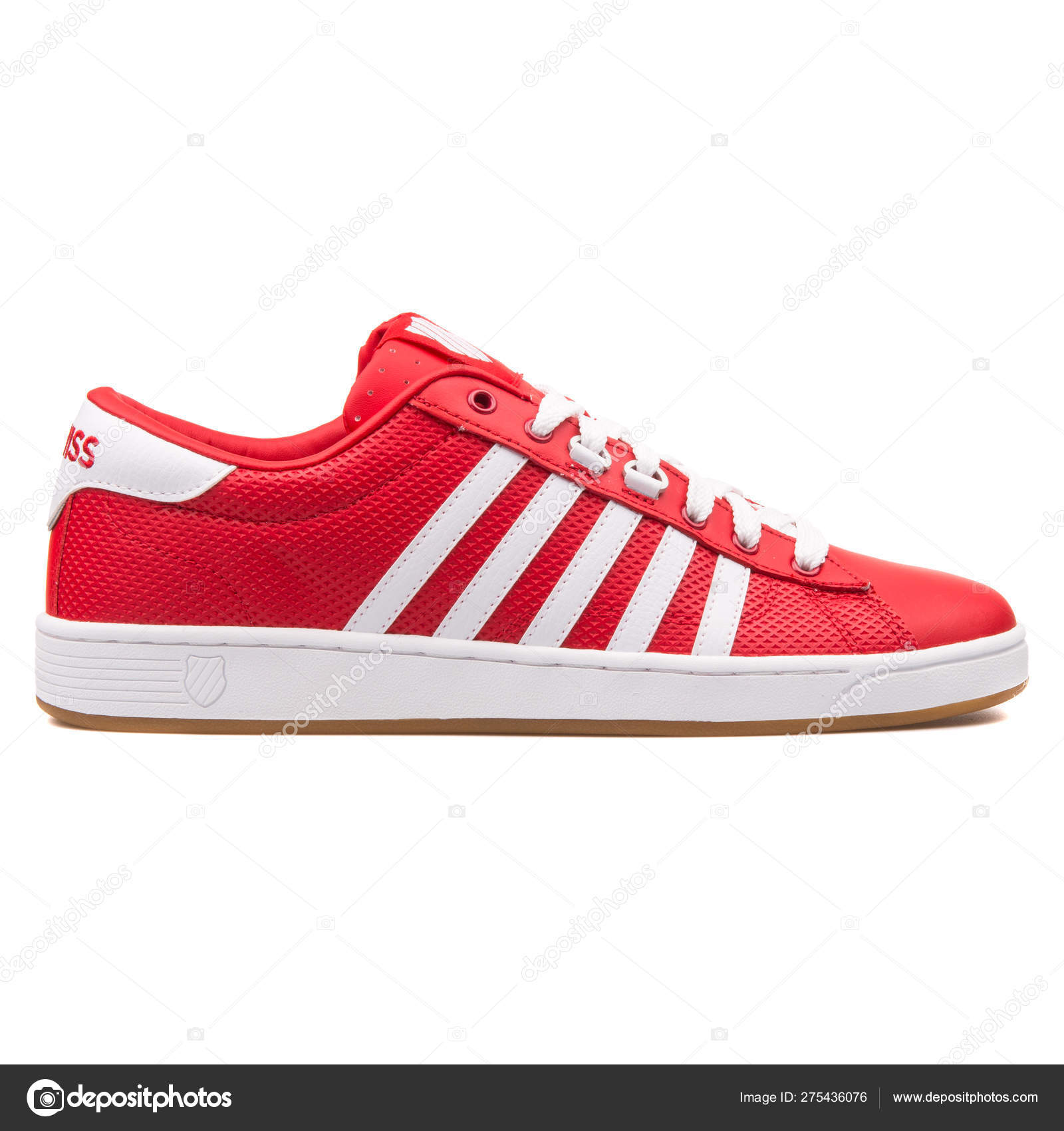 k swiss red and white