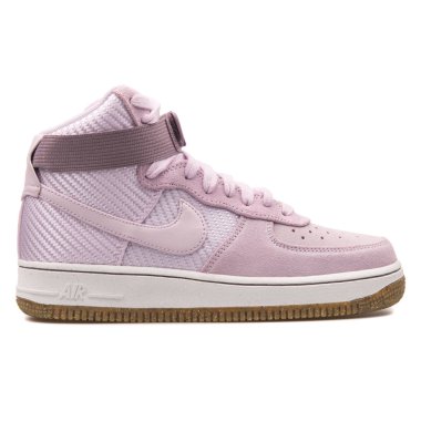 Nike Air Force 1 High Premium ağartılmış leylak spor ayakkabı