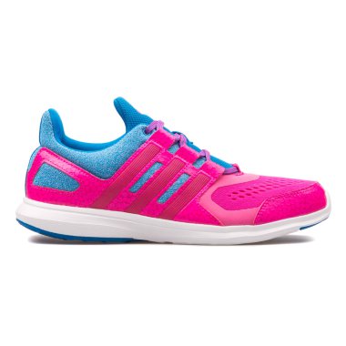 Adidas Hyperfast 2.0 mavi ve pembe spor ayakkabı