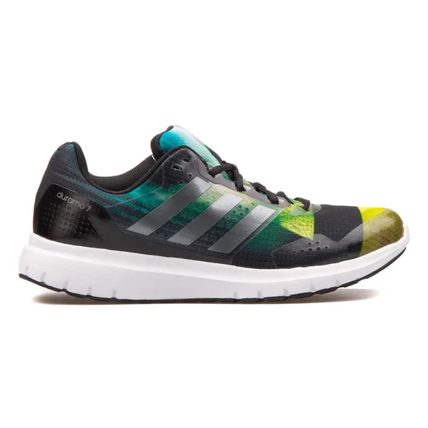 Adidas Duramo 7,1 Sneaker czarny i zielony — Zdjęcie stockowe
