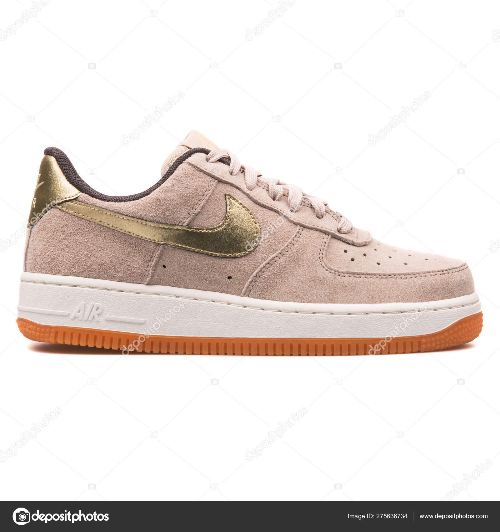 nike air force beige suede