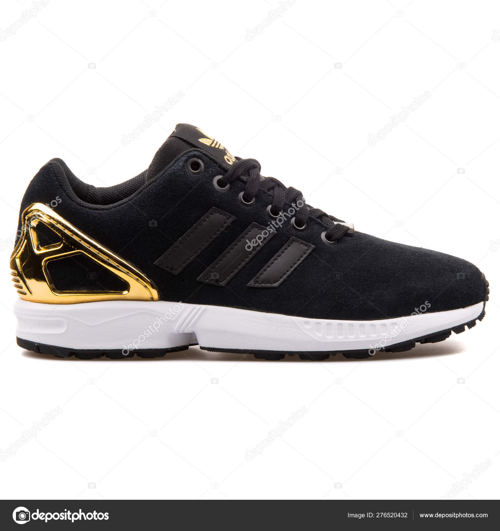 adidas zx flux black and gold