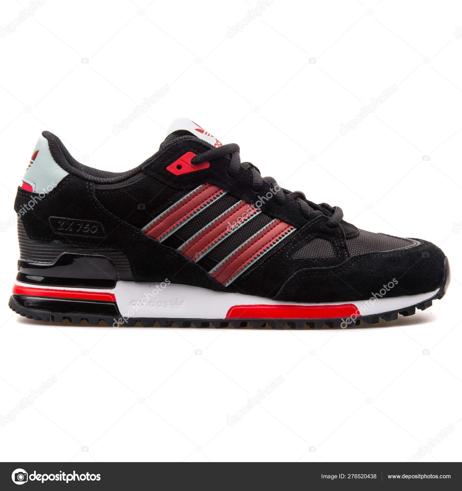 adidas zx 750 black red