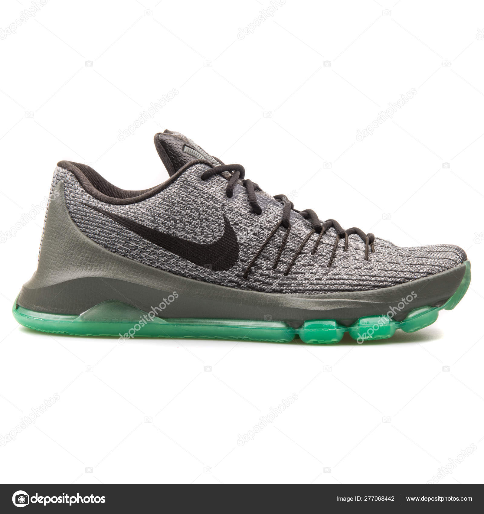 Nike KD 8 grey and green sneaker 