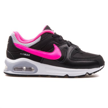 Nike Air Max Command siyah ve pembe spor ayakkabı