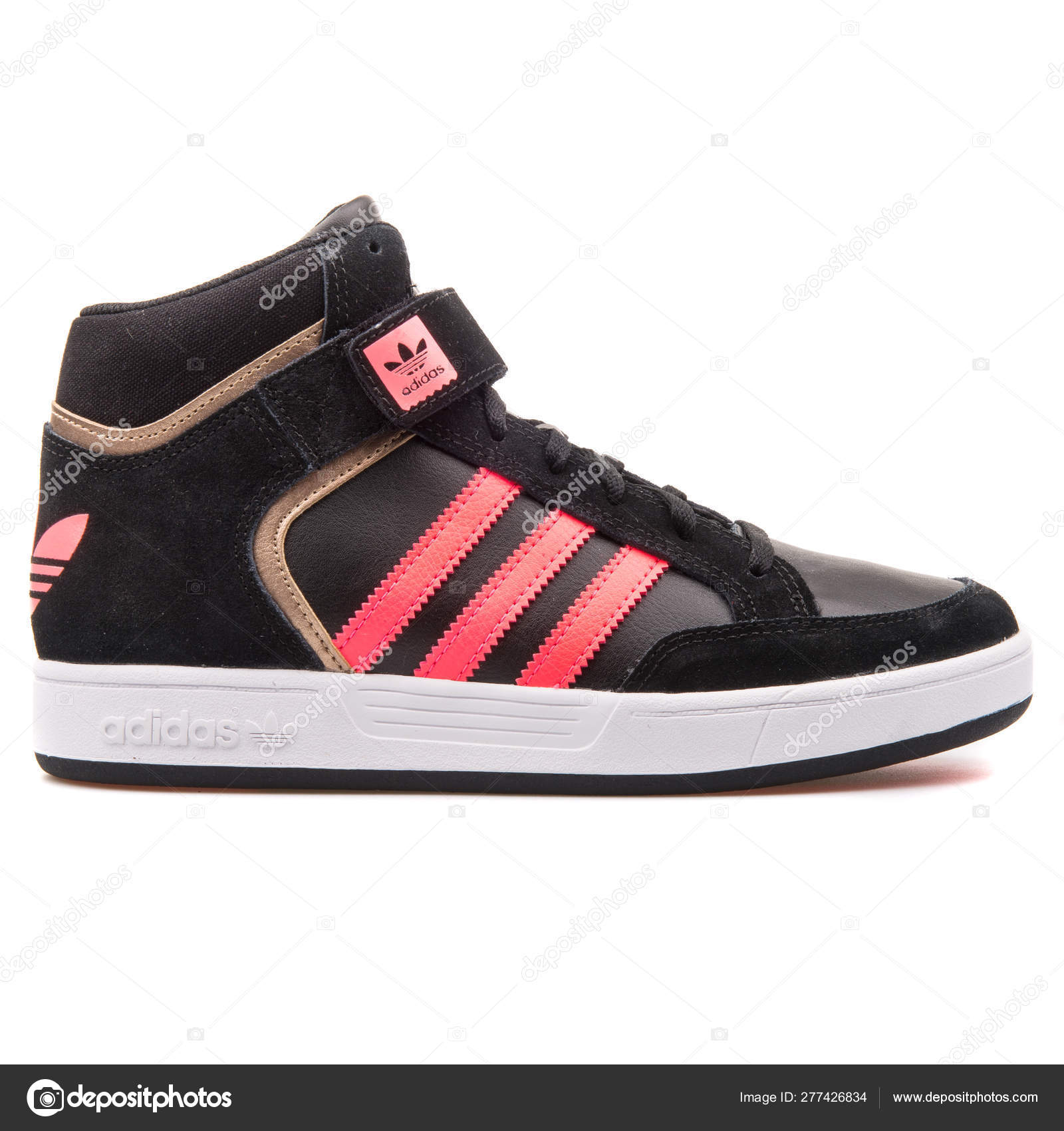 adidas varial mid black red