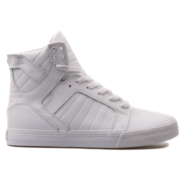 Supra Skytop witte sneaker — Stockfoto