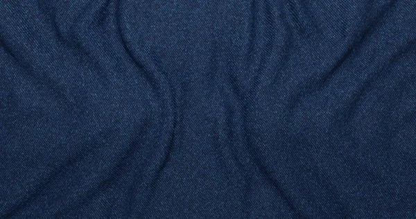 Desen Arkaplanı Buruşuk Mavi Kumaş Tasarım Yakın Çekim Için — Stok fotoğraf
