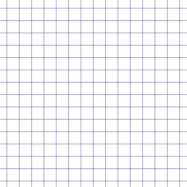 Yakın plan mavi kare şebeke kağıt arkaplan vektörü. Matematik ızgara arkaplanı. 