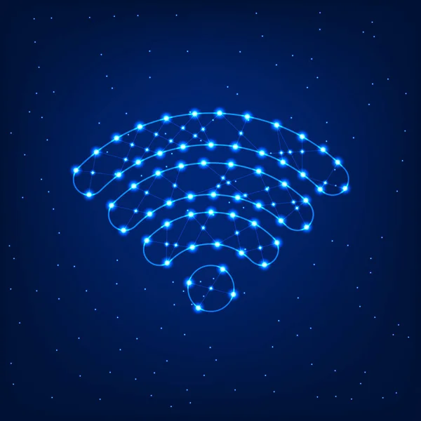 青色の背景にログインします ベクトル図 — ストックベクタ