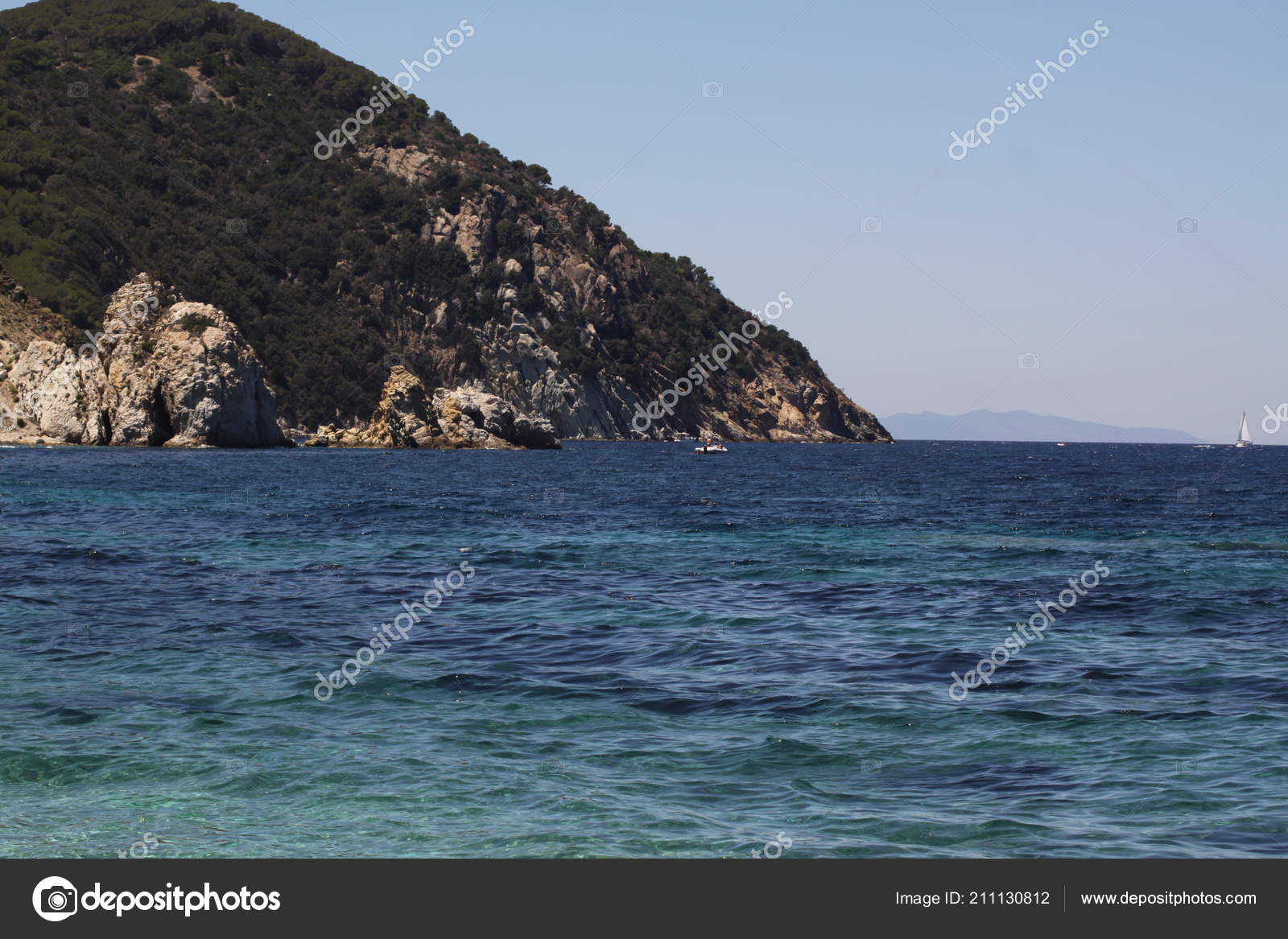 Isola Elba Spiaggia Sansone Foto De Stock Astevoli